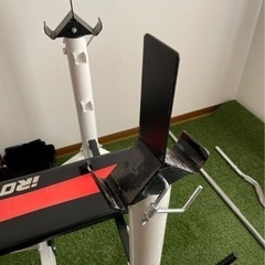 ホームジムセット　ベンチ角度変更可、脚トレ可