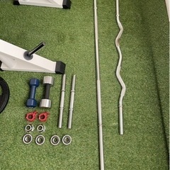 ホームジムセット　ベンチ角度変更可、脚トレ可