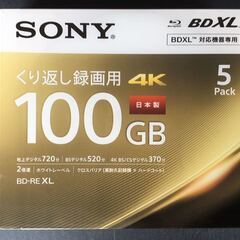 ソニー SONY ビデオ用BD-RE XL 100GB 3層 2...