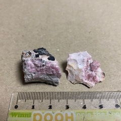 ロードクロサイト原石② 小さめ二個