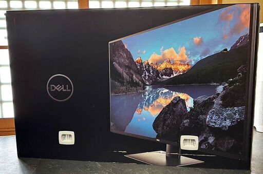 デルモニタ Dell U4320Q 42.5インチ ブルーライトカットフィルム付き 箱付き 3840 x 2160 ウルトラHD LCD ブラック