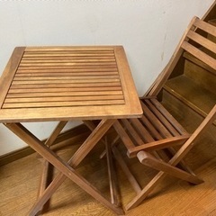 ニトリ　テーブル椅子セット