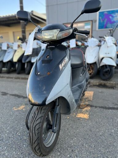 SUZUKI　レッツ2　ブラック　バッテリー新品交換！！
