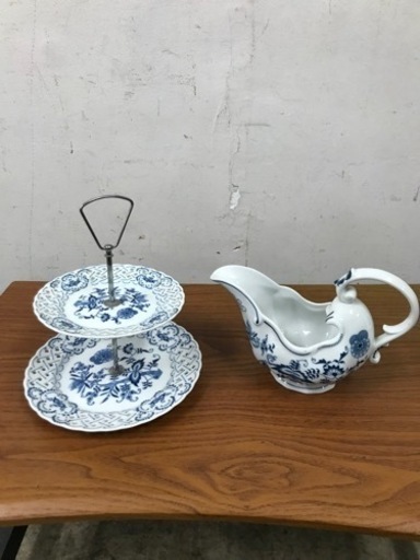 取引場所　南観音　V 2211-353 Blue Danube アフタヌーンティーセット　中古品