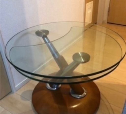 ロナルドシュミット ドイツ製 可動式ガラステーブル