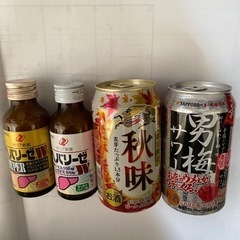 飲み物4点 ビール、サワー、ヘパリーゼ