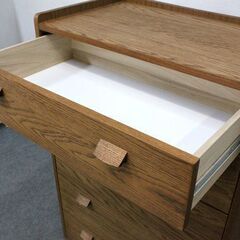 unico/ウニコ KURT クルト トールチェスト ハイチェスト 5段 北欧ヴィンテージスタイル 中古 店頭引取歓迎 R6652)