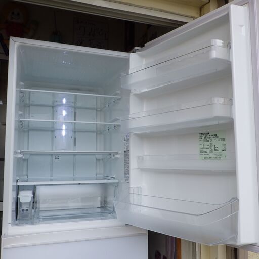 ☆TOSHIBA 東芝 363L 3ドア冷蔵庫 GR-H38SXV スマート