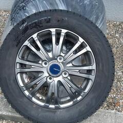 アルミホイル付きスタッドレスタイヤ 155/65R13