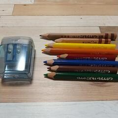 (お取引中)公文の色鉛筆+鉛筆+鉛筆削りセット