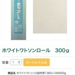 ワトソンWatson ホワイト　300g 水彩 ロール紙　