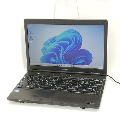 保証付 即使用可能 15.6型 ノートパソコン 東芝 TOSHIBA B552/H 中古良品 第3世代 Core i3 4GB DVD-ROM テンキー付 Windows11 Office