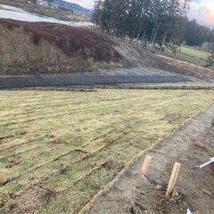 大仙市協和下淀川河川沿いでの 芝張り作業員募集‼️