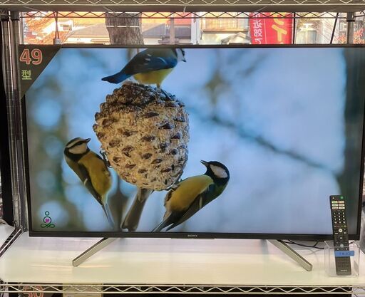 3/11 値下げ高年式SONY 49型4Ｋ液晶テレビソニー KJ-49X8500F2019年製ネット動画対応andriodTV5731