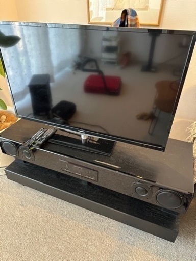 東芝40インチTV \u0026 TV台オーディオ