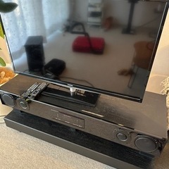 東芝40インチTV & TV台オーディオ