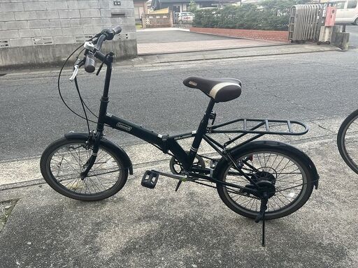 Coleman コールマン 折りたたみ 自転車 ブラック 黒  USED 中古