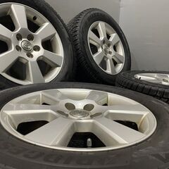 【BS BLIZZAK DM-V2 225/65R17】スタッドレス【トヨタ 30ハリアー 純正ホイール 17インチ 6.5J5HPCD114.3+35】2018年製　(VTM650) クレジットカード QRコード決済可能