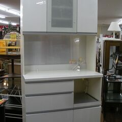 R433 高級 PAMOUNA キッチンボード、食器棚、幅100cm