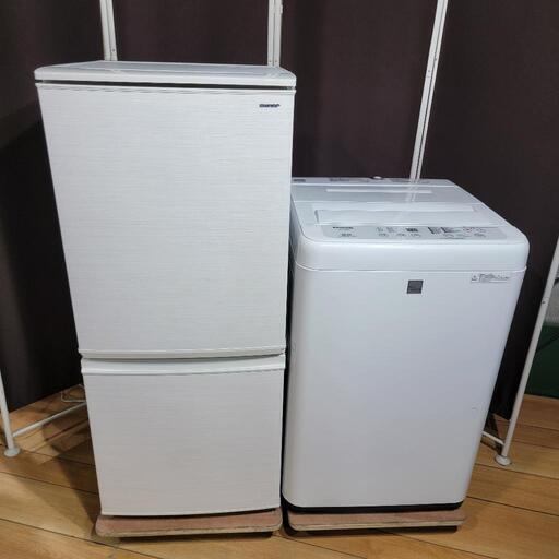 豪華で新しい ‍♂️h1217売約済み‼️設置まで無料‼️高年式2018年製✨SHARP × 家電セット Panasonic 冷蔵庫