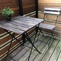 IKEA ガーデンテーブル&チェア