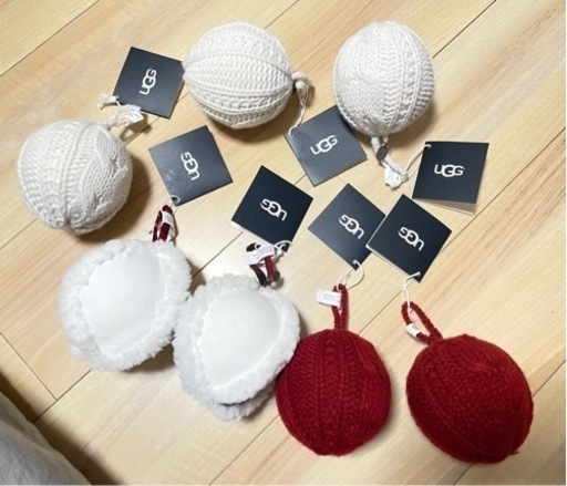 【UGG】ニット　クリスマスオーナメント　7点セット