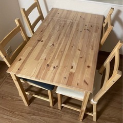 【ネット決済】※決まりました※IKEA ダイニングテーブル&椅子...