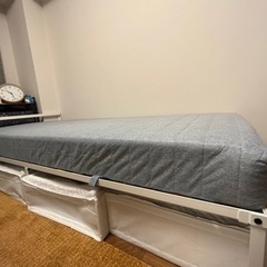 IKEA シングルベッド(フレーム・マットレスセット)約10ヶ月使用