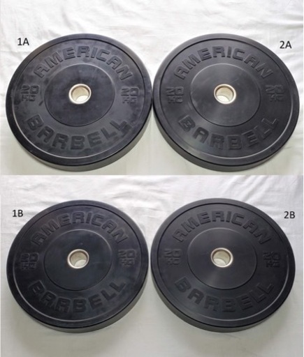 アメリカンバーベル　バンパープレート20ｋｇ Amazon | American Barbell アメリカンバーベル スポーツバンパー