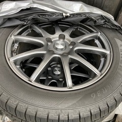 美品スタッドレスタイア&アルミホイール 225/55/R17