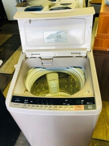 配送可能　日立 HITACHI BW-V100A N [ビートウォッシュ 全自動洗濯機 （10kg） シャンパン]