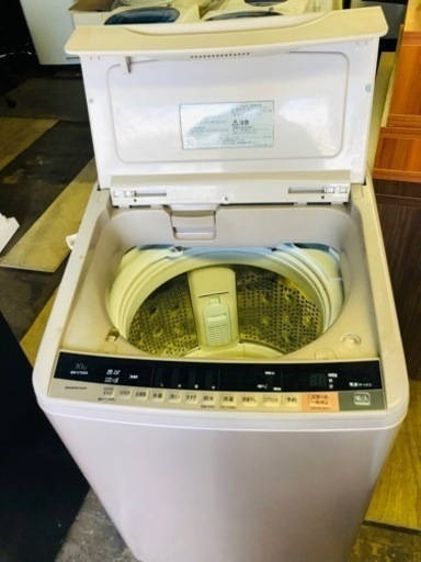 配送可能　日立 HITACHI BW-V100A N [ビートウォッシュ 全自動洗濯機 （10kg） シャンパン]