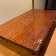 天然木テーブル1枚板❗️