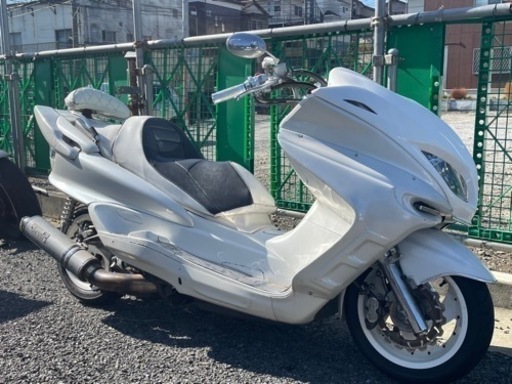 YAMAHA マジェスティC  ワイズギア・オールホワイト・全国陸送可能〜