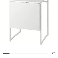 IKEA ドロップリーフテーブル　ホワイト
