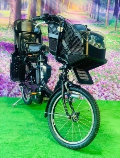 Ⅱ 4538 新品長生きバッテリー8.9A 新品日本製タイヤ　子供乗せ電動自転車
