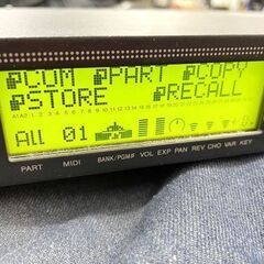 YAMAHA 音源モジュール MU100R 取り扱い説明書付き シンセサイザー 楽器機材 通電OK ジャンク扱い 札幌市手稲区