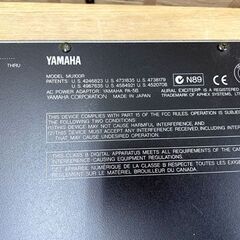 YAMAHA 音源モジュール MU100R 取り扱い説明書付き シンセサイザー 楽器機材 通電OK ジャンク扱い 札幌市手稲区