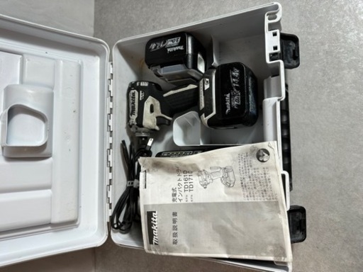 マキタ TD161D 純正バッテリー付属×2