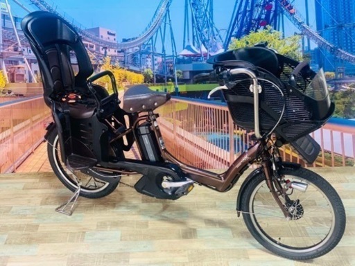 Ⅵ 4372 長生きバッテリー8.9A 新品日本製タイヤ　子供乗せ電動自転車