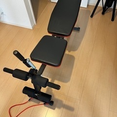 【美品】折りたたみ式トレーニングチェア　ブラック 自宅トレーニング