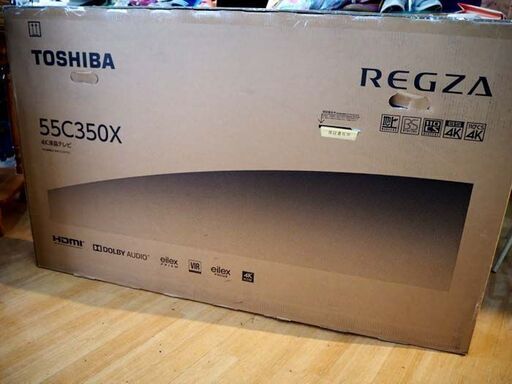 ◆新品同様品 TOSHIBA 東芝 REGZA レグザ 55C350X 55V型 4K 液晶テレビ◆