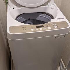 洗濯機 6.0kg【シャープ ES-GE6D】