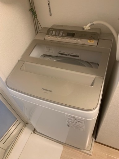 【受付終了】洗濯機 8kg Panasonic 2018年製 【12/20希望】