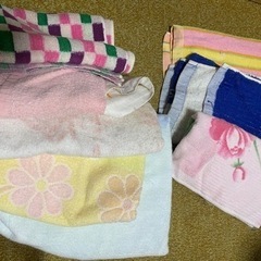雑巾にする用の古いタオル