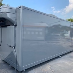 No.679 保冷バン 4ｔ 車 アルミ 箱 バイク 倉庫 トラック コンテナ 米 保管庫 物置 DIY