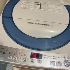 SHARP製洗濯機ES-GE70R
