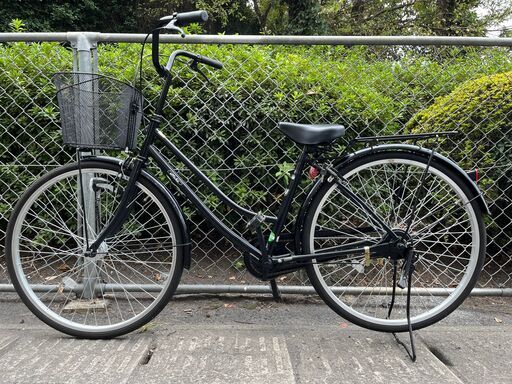 リサイクルショップどりーむ鹿大前店】No1752 自転車 黒色 ママチャリ