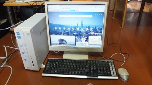 EPSON Endeavor ：CPU.Core i3-3220 3.30 QHz ※2コア/4スレッド ：メモリー、8GB！！ ：HOO,500GB搭載です！OS,Windows10、office2109付き、