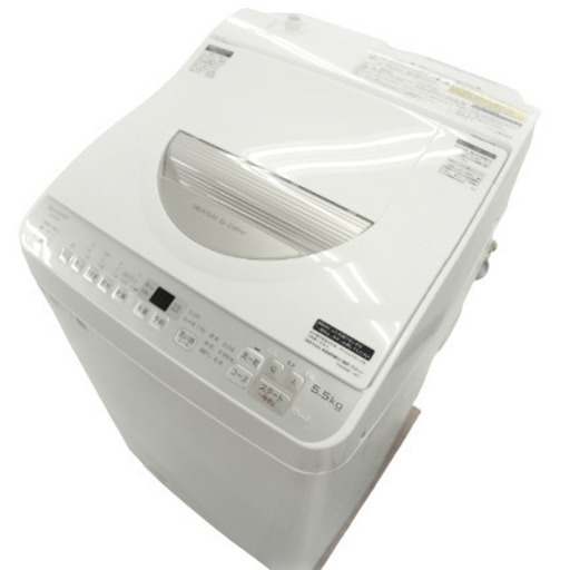 リユース品　シャープ　5.5kg　洗濯機　ES-TX5B
